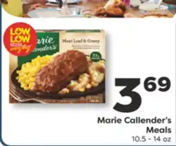 Weis Markets Marie Callender's Meals offer