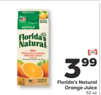 Weis Markets Florida's Natural Orange Juice offer