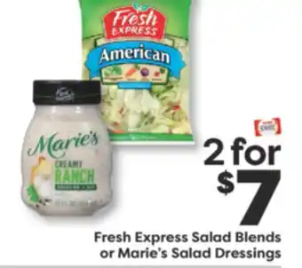 Weis Markets Fresh Express Salad Blends or Marie's Salad Dressings offer