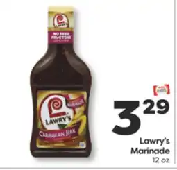 Weis Markets Lawry's Marinade offer