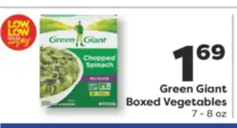 Weis Markets Green Giant Boxed Vegetables offer