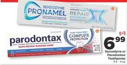 Weis Markets Sensodyne or Parodontax Toothpaste offer