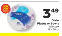 Weis Markets Dixie Plates or Bowls offer