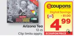 Weis Markets Arizona Tea offer