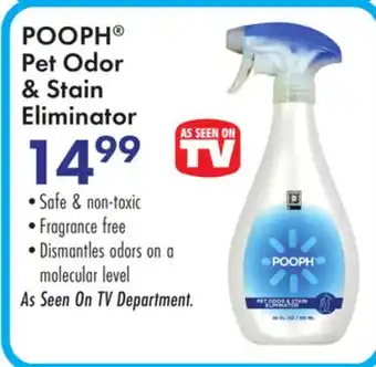 Boscov's POOPH Pet Odor & Stain Eliminator offer