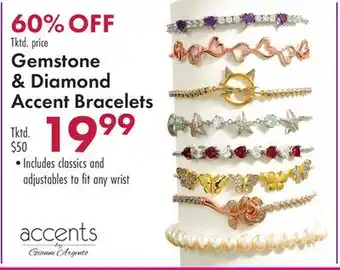 Boscov's Gemstone & Diamond Accent Bracelets offer