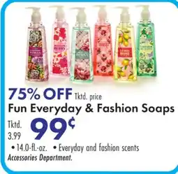 Boscov's Fun Everyday & Fashion Soaps offer