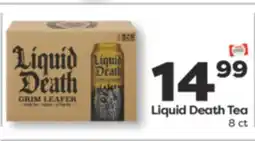 Weis Markets Liquid Death Tea offer