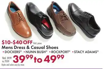 Boscov's Mens Dress & Casual Shoes offer