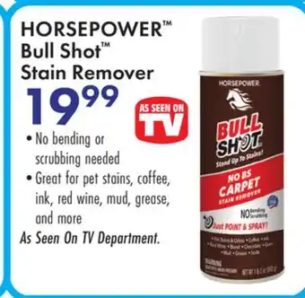 Boscov's HORSEPOWER Bull Shot Stain Remover offer