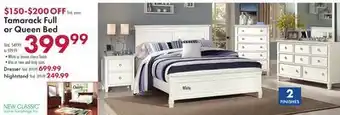 Boscov's Tamarack Full or Queen Bed offer