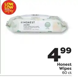 Weis Markets Honest Wipes offer