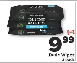 Weis Markets Dude Wipes offer