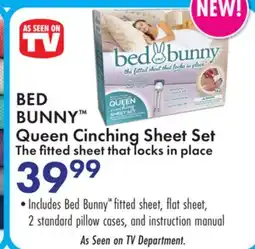 Boscov's BED BUNNY Queen Cinching Sheet Set offer