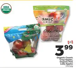 Weis Markets Organic Cosmic Crisp Apples, Organic Pink Lady Apples offer