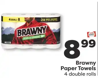 Weis Markets Brawny Paper Towels offer