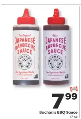 Weis Markets Bachan's BBQ Sauce offer