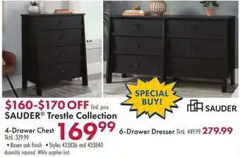 Boscov's SAUDER Trestle Collection offer