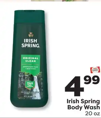 Weis Markets Irish Spring Body Wash offer