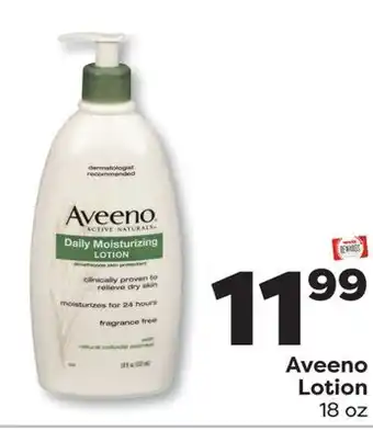 Weis Markets Aveeno Lotion offer