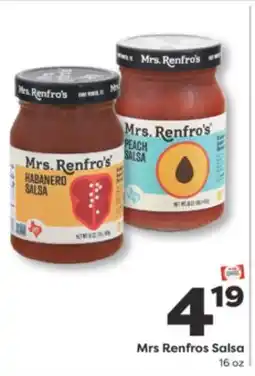 Weis Markets Mrs Renfros Salsa offer