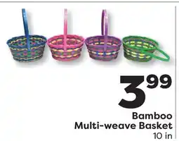 Weis Markets Bamboo Multi-weave Basket offer