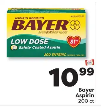 Weis Markets Bayer Aspirin offer