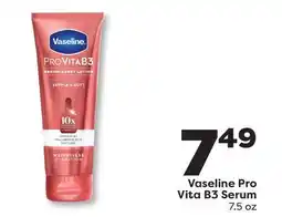 Weis Markets Vaseline Pro Vita B3 Serum offer