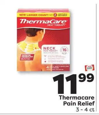 Weis Markets Thermacare Pain Relief offer