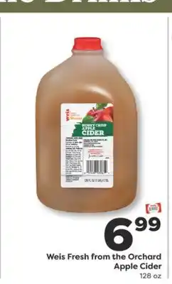 Weis Markets Weis Fresh from the Orchard Apple Cider offer