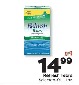 Weis Markets Refresh Tears offer