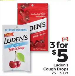 Weis Markets Luden's Cough Drops offer