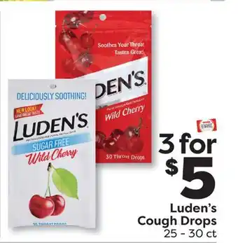 Weis Markets Luden's Cough Drops offer