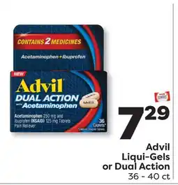 Weis Markets Advil Liqui-Gels or Dual Action offer