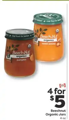 Weis Markets Beechnut Organic Jars offer