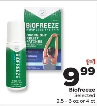 Weis Markets Biofreeze offer