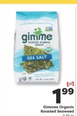 Weis Markets Gimmee Organic Roasted Seaweed offer