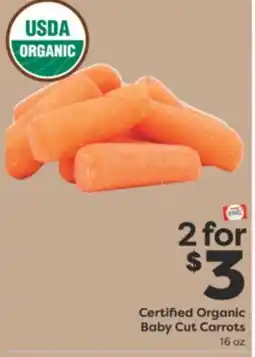 Weis Markets Certified Organic Baby Cut Carrots offer