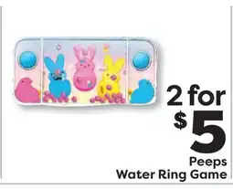 Weis Markets Peeps Water Ring Game offer