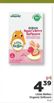 Weis Markets Little Bellies Organic Softcorn offer