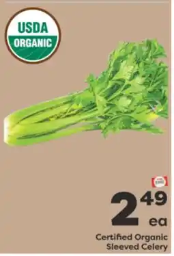 Weis Markets Certified Organic Sleeved Celery offer