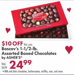 Boscov's Boscov's 1-1/2-lb. Assorted Boxed Chocolates by ASHER'S offer