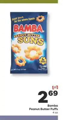 Weis Markets Bamba Peanut Butter Puffs offer