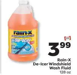 Weis Markets Rain-X De-Icer Windshield Wash Fluid offer