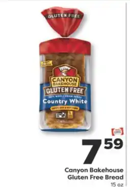 Weis Markets Canyon Bakehouse Gluten Free Bread offer