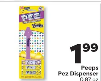 Weis Markets Peeps Pez Dispenser offer