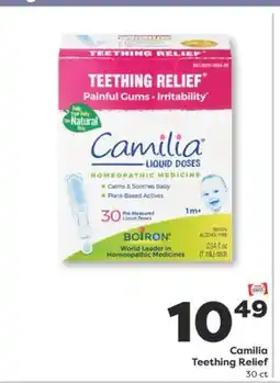 Weis Markets Camilia Teething Relief offer