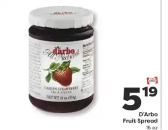 Weis Markets D'Arbo Fruit Spread offer