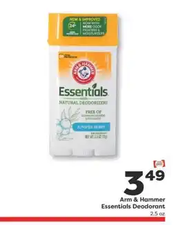 Weis Markets Arm & Hammer Essentials Deodorant offer