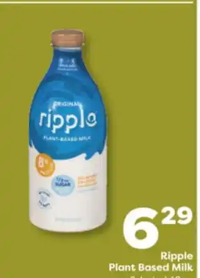 Weis Markets Ripple Plant Based Milk offer